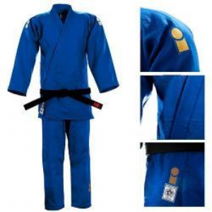 KIMONO DE JUD� ESSIMO - AZUL - APROVADO COM SELO FIJ