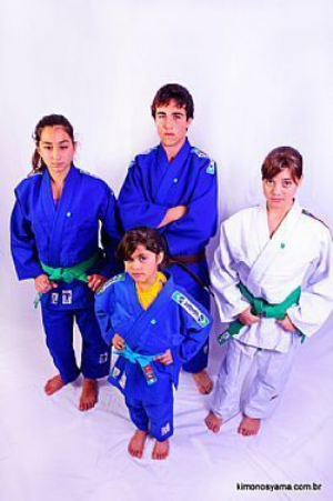 KIMONO DE JUD� - TRAN�ADO ESPECIAL - BRANCO