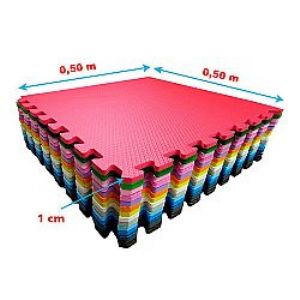 Tatame EVA  - 10mm - 0,50 x 0,50