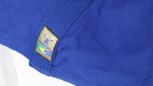 Kimono Tran�ado Master Azul infantil Yama